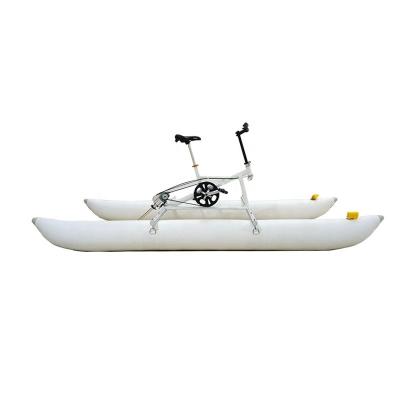 China Water Bike Adult Sea Sports Portable Inflatable Floating Water Pedal Bicycle Aqua Bike for sale