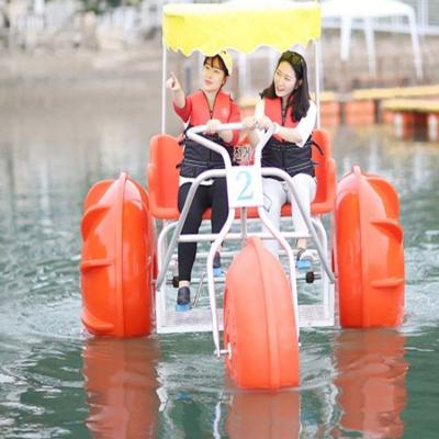 China Classic Versatile Professional Production Adult Aqua Bike 3 Wheel Water Sports Fun Tricycle for sale