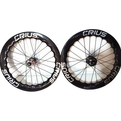 China 451 Disc Brake Folding Wheel Set Carbon Wheelset with Excellent Performance for sale