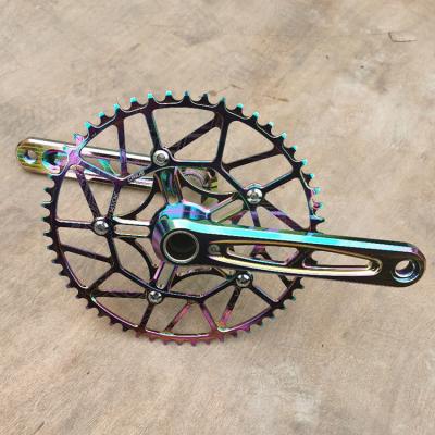 China Litepro Plus Bicycle Crankset 54T 170mm BCD 130mm Aluminum Alloy Hollow Crank by Crius for sale