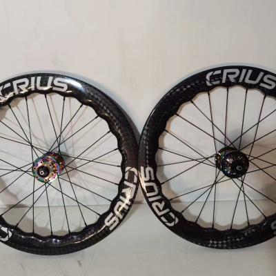 China BMX Carbon Wheelset 1.8kg Weight for Crius Folding Bike Long-Lasting Performance for sale