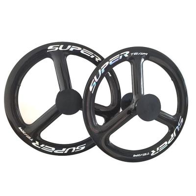 China Super Team 451 3K Grosy Disc Brake Wheelset with 24H/24H Holes and Open Bicycle Rims for sale