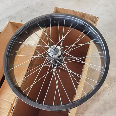 China 20*4.0 Conjunto de rodas de alumínio de parede dupla para bicicletas elétricas à venda