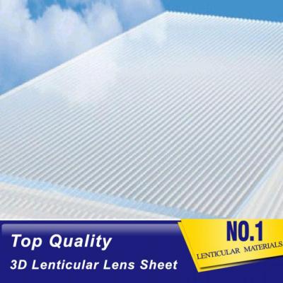 China PLASTIC LENTICULAR 40 LPI lenticular lenses sheets,three-dimensional grating plate,lenticular plastics PS 3d lens price for sale