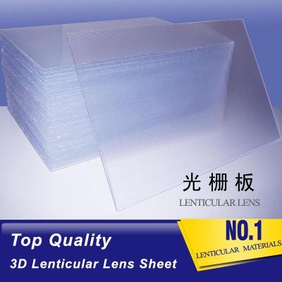 China PLASTIC LENTICULAR 25 lpi lenticular lens sheet 25 lpi cuting lenticular lens sheet ps 25lpi 3d lenticular white sheets for sale