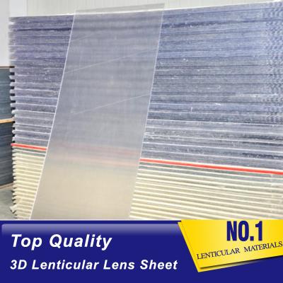 China PLASTIC LENTICULAR motion 3D 30 LPI lenticular sheet PS lenticular lens blank plastic sheets for inkjet printer for sale