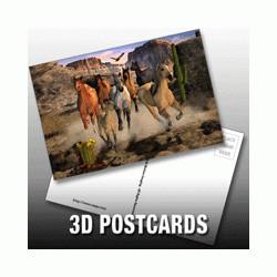 China PLASTIC LENTICULAR custom 3d printed business photography cards PP PET lenticular postcards for sale