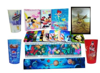 China PLASTIC LENTICULAR 3d lenticular ruler printing animation magic change scaling flip 3d zoom morphing ruler printing for sale