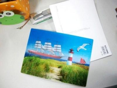 China el paisaje lenticular barato de las postales del tirón 3d del precio representa la postal de impresión lenticular 3d en venta en línea en venta