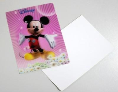 China Plastic Product Material 3D Lenticular Lens Gift Cards Flip Animation Lenticular Cards Printing From Australia for sale