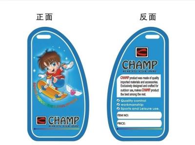 China PLASTIC LENTICULAR pp pet materical 3d hang tag lenticular tag printing 3d tag lenticular printing for clothes packing for sale