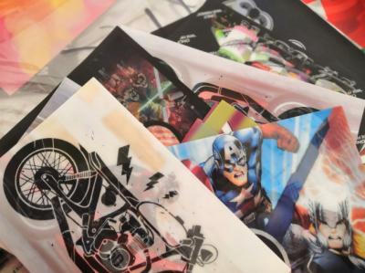 China soft TPU 3D lenticular print fabric sheets wearable lenticular printing on fabric for shirts/hats/jackets/masks for sale