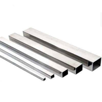 China Inox Tube Square Stainless Steel Rectangular Pipe ASTM JIS 201 304 304L 310 316L  2205 for sale