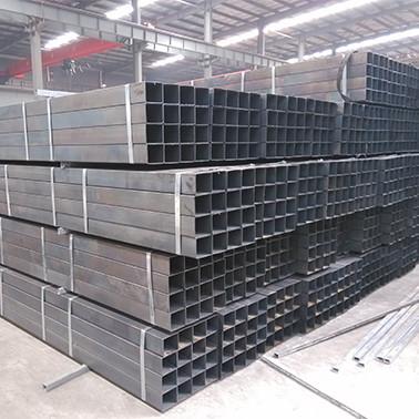 China Square Mild Steel Pipe Tube Hollow Section 3x3 4x4 4x8 Size for sale