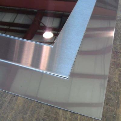 China 8k Mirror Finish Cold Rolled Stainless Steel Sheet With Slit Edge for sale