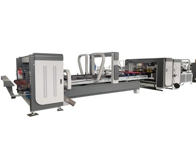 China Stacking Carton Printing Machine 12kw Auto Folder Gluer Counter Ejector for sale