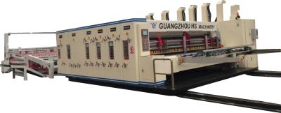 China Farbe-Flexo-Druckmaschinen-Drucker slotter Stanze der Wellpappen-3 zu verkaufen