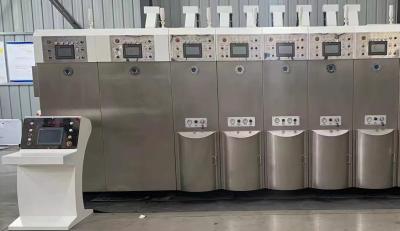 China 80kw Corrugated Box Machine Semi Automatic Flexo Printer Slotter Die Cutter for sale