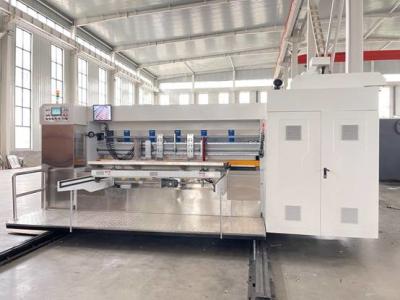 China 30KW Corrugated Carton Printing Machine Two Color Printing Slotting Machine for sale