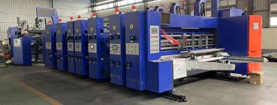 China Automatischer zwei Farbe-Flexo-Druckmaschinen-Inline-Drucker Slotter Die Cutter zu verkaufen