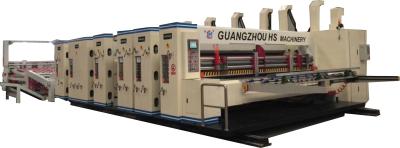 China 415v acanaló la maquinaria 80kw de la fabricación de cajas que imprimía ranurando la máquina que cortaba con tintas en venta