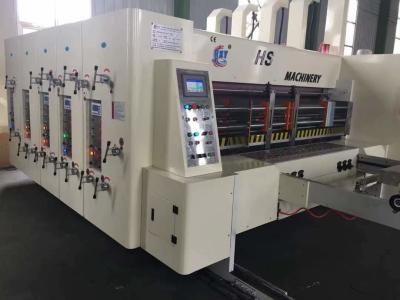 China Flexo Printing Folding Gluer Machine Corrugated Carton Box Gluing Machine CE for sale