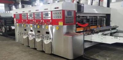 Китай Упаковывая машина делать гофрированной бумаги печатной машины коробки складывая продается