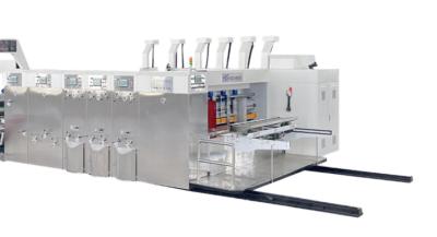China Semi Automatic Packaging Box Printing Machine Rotary Die Cutter for sale