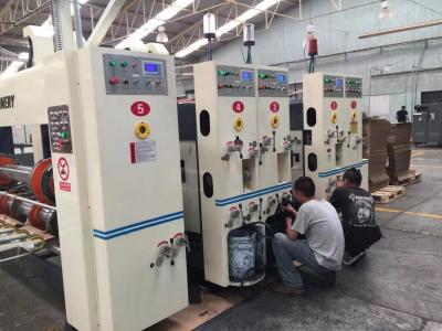 中国 スロッターを印刷する機械ダイ カッタを作るモーターを備えられた包装箱 販売のため