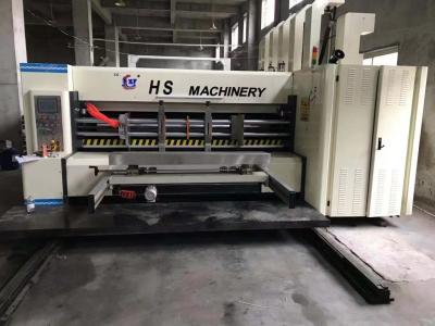 China Flexographische Pappschachtel-Druckmaschinen-halb automatische hohe Geschwindigkeit zu verkaufen