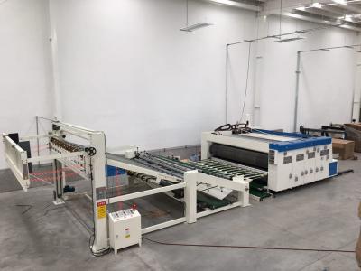 China Flexo Corrugated Board Printing Machine / Corrugated Cardboard Production Line for sale