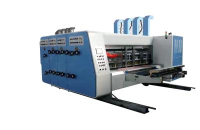 China Carton Flexo Printer Slotter Machine Slotting 3 Color Flexo Printing Machine for sale