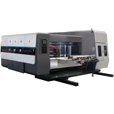 China Rotary Flexo Printing Machine 2 Color Ink Printing Slotting Machine for sale