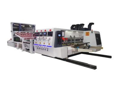 China 380v acanaló la maquinaria de la fabricación de cajas que imprimía la máquina que ranuraba en venta