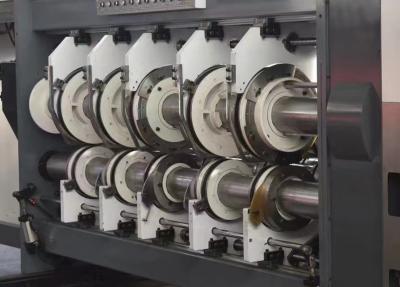 중국 기계 다이 커터 중첩기 접착기 기계를 출력하는 220v 골판지 박스 판매용
