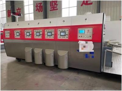 China Non Bond Joining Carton Printing Machine With Slotter Die Cutter for sale