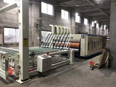 China Farbe-Flexo-Druckmaschinen-Drucker Slotter Machine der Pappe-4 zu verkaufen
