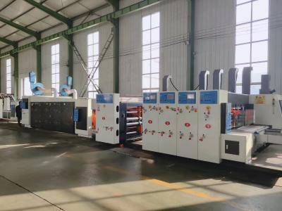China 40KW Corrugated Carton Box Printing Machine / Flexo Printer Slotter Machine for sale
