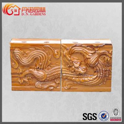 China Mosque Chinese Roof Ornaments Dragon Garden Pavilion Decorative Clay Ridge Tiles for sale