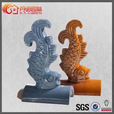 China Glossy Chinese Roof Ornaments Handmade Buddhist Antique Chinese Roof Tile Figures for sale