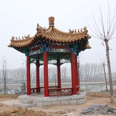 China Miradouro de madeira chinês do templo tradicional do pavilhão 2.8m do estilo chinês do pagode à venda