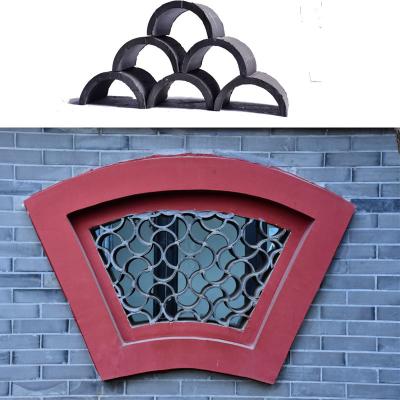 China Clay Decorative Window Tiles Grey Color For Outdoor Wall Decoration for sale