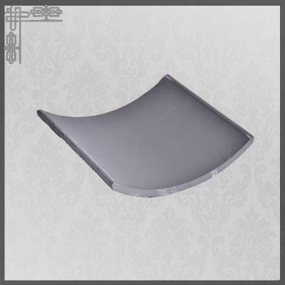 China Unglazed Structural Clay Tile Flat Roof Tiles For Garden Pavilion for sale