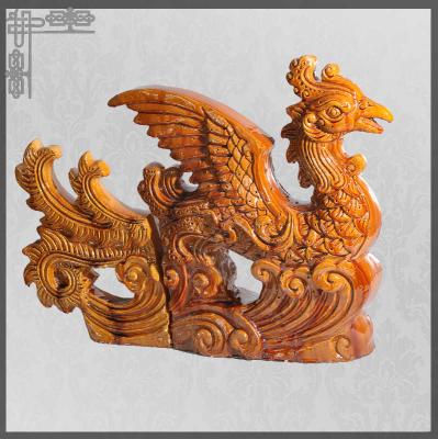 Chine Frost Proof Decorative Chinese Roof Animals Phoenix Imperial For Temple à vendre