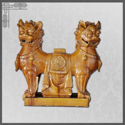 中国 Customizable Chinese  Roof Animals Lion Yin And Yang Fengshui Function Ornament 販売のため