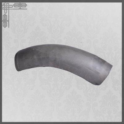 China Unglazed Japanese Retro Style Decorative Clay Roof Tiles  Bent Pan Tile 250*130mm for sale