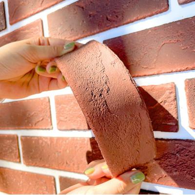 China Lightweight MCM Material Flexible Ceramic Tiles Brick For Exterior Interior Wall Flooring en venta