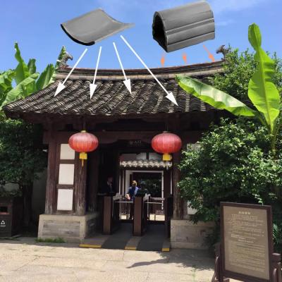 China SGS Chinese Pagoda Roof Tiles For Courtyard Application en venta