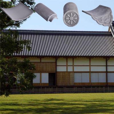 Китай Architecture Garden Pagoda Japanese Roof Tile Commercial Grey Clay Soundproof продается