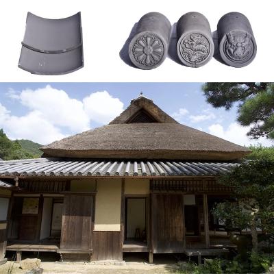 China Traditional Japanese Shingles Building Roofing Royal Antique Tiles Fire Resistant à venda
